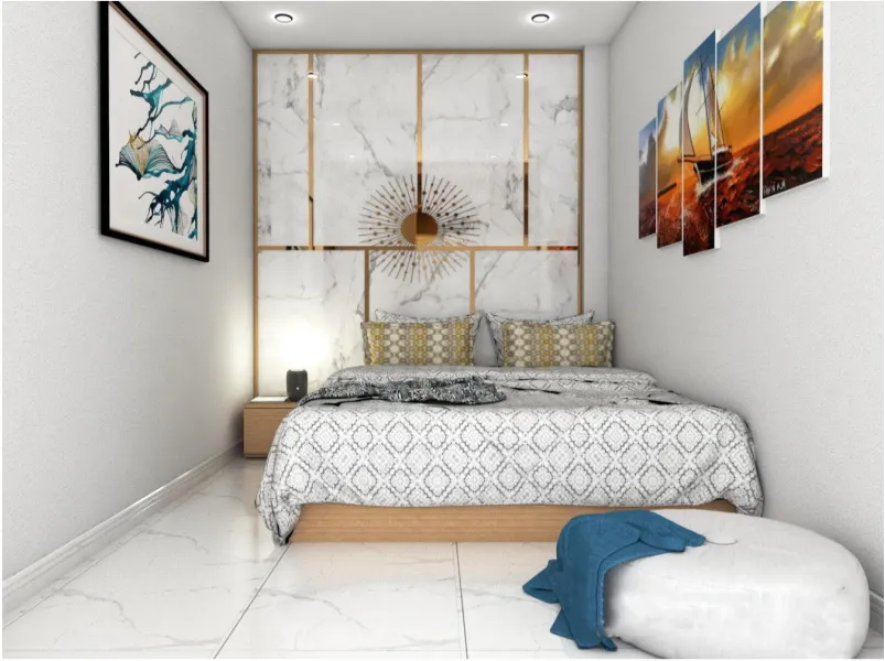 Trang trí phòng ngủ 12m2 cao cấp đẹp sang trọng