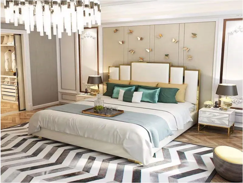 trang trí tường phòng ngủ