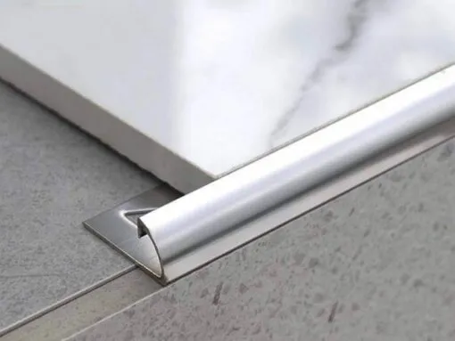 Nẹp Inox Bo Tròn Góc Gạch, Nẹp Ốp Góc Tròn, Nẹp Inox Góc Ngoài Gạch Lát Nền Giá Rẻ