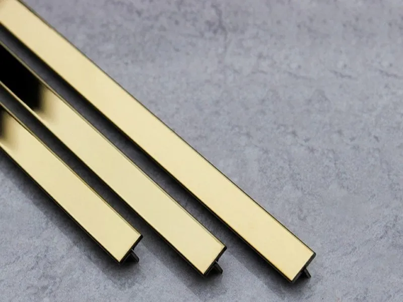 Ứng Dụng Của Nẹp Inox Vàng Gương 304 Dùng Để Làm Gì