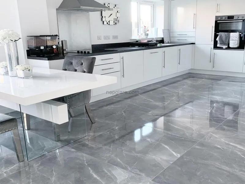 Mẫu Gạch lát nền màu xám cao cấp giá rẻ tại TP HCM