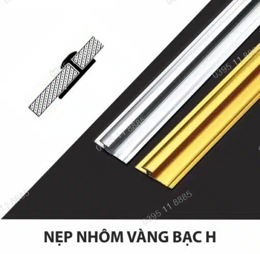 Nẹp Nhôm Chữ H Nẹp Chữ H Nẹp Nối Tấm (2)